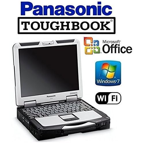  Quality Refurbished Computers Panasonic Toughbook Laptop - CF-31 - Intel Core i5 2.6GHz CPU - New 1TB Hard Drive - 12GB DDR3 - 13.1 Touchscreen Display - DVD/CD-RW - WiFi - Win 7 Pro + MS Office