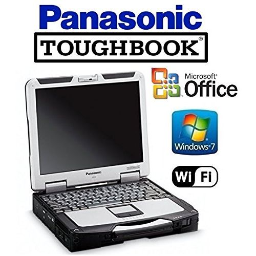 파나소닉 CAR CF-31 Panasonic Toughbook System - Intel Core i5 2.4GHz CPU - New 120GB SSD Preinstalled with Win 7 Pro & MS Office - 8GB RAM - 13.1 Touchscreen - WiFi - DVD/CD-RW