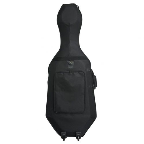  ADM 4/4 Size Lightweight Cello Hard Case with Wheels - Full Size - Black