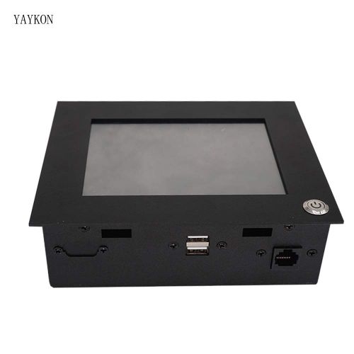  YAYKON 7” Fanless Panel PC with Resistive Touch Screen Built-in Intel J1900 4G RAM 64G SSD All-in-ONE PC Rich USB COM Ports Dual LAN Applied for Medical Industry Network Applicatio