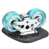 ZY Tragbares Roller-Road-Drift-Skateboard Aufgeteilte Extreme Driftplatten-Blitzrad-Serie,Blue