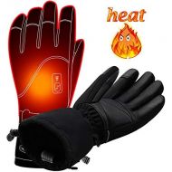 [아마존핫딜][아마존 핫딜] Autocastle Men Women Electric Heated GlovesTouchscreen Heating Gloves with 2200mAh Li-Po Battery,Heat Insulated Thermal Gloves for Climbing Hiking Skiing,3 Heat,Hand Warmer,Black (