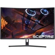 [아마존핫딜][아마존 핫딜] Sceptre C275B-144R 27-Inch Curved Gaming Monitor 1920x1080p 144Hz AMD Freesync RTS-FPS DisplayPort HDMI DVI Metal Black