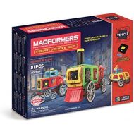 Magformers Power Vehicle Set (81 Piece) Set Magnetic Building Blocks, Educational Magnetic Tiles Kit , Magnetic Construction STEM Toy Set Includes Wheels