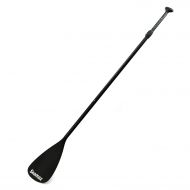 SEAMAX Aluminum Alloy SUP Paddle with 3 Piece Adjustable Light Weight Construction (Black)