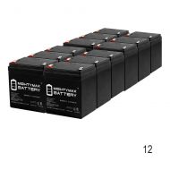 Mighty Max Battery 12V 5AH SLA Battery Replaces Dynacraft Monster High Scooter - 12 Pack Brand Product