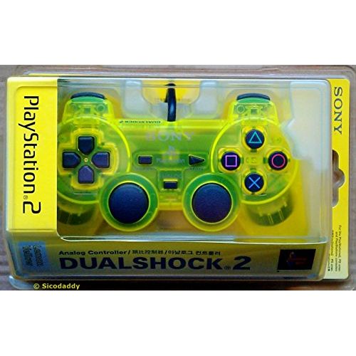 소니 By      Sony PS2 DualShock 2 Controller Lemon Yellow