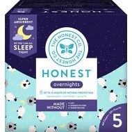 The Honest Company Honest Overnight Baby Diapers, Club Box, Sleepy Sheep, Size 5 (44 Count)