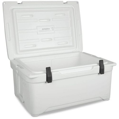 다이와 Daiwa Engel Coolers 47.5 Quart 48 Can High Performance Roto Molded Ice Cooler, White