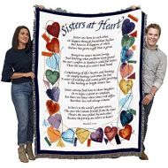 Pure Country Weavers Sisters at Heart Blanket Tapestry Throw