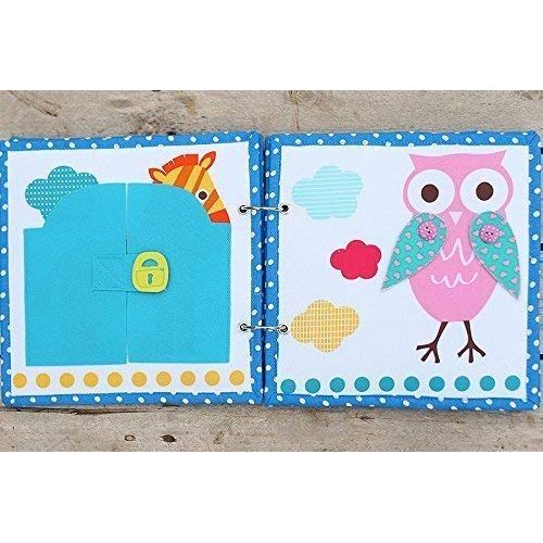  TomToy Urban Zoologie, Busy book Quiet book Soft Cloth Fabric book for children