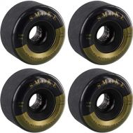 Blood Orange Smoke Black/Gold Longboard Skateboard Wheels - 66mm 84a (Set of 4)