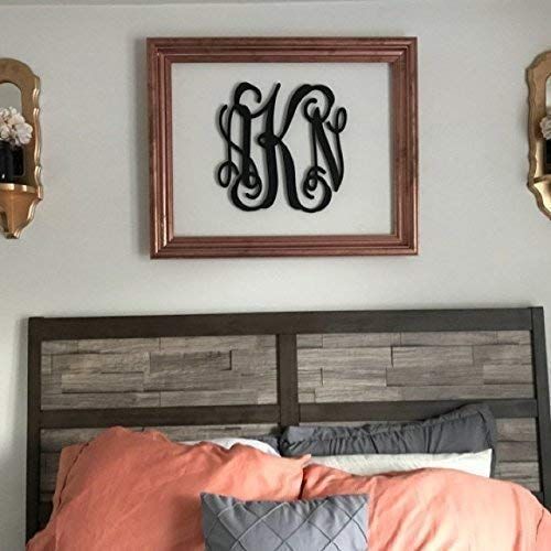  Up to 36 inches SALE 12-36 inch Wooden Monogram Letters Vine Room Decor Nursery Decor Wooden Monogram Wall Art Large Wood monogram wall hanging wood LARGE: Home & Kitchen