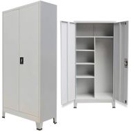 Generic Storage Cupboard Office Filing Cabinet Steel Tools Locker Door File Storage Organizer Garage Key Lock Other