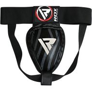 RDX Groin Guard for Boxing, MMA Training, Muay Thai - Abdo Protection for Men Kickboxing & Martial Arts - Jock Strap can be Used with Groin Cup - Taekwondo, BJJ, Karate, Sparring &
