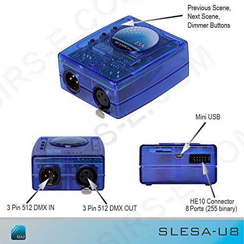  SIRS-E SLESA U8 Sunlite Nicolaudie DMX USB Stand Alone Lighting Interface Controller