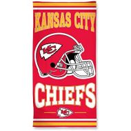 WinCraft NFL Kansas City Chiefs Fiber Beach Towel, 9lb/30 x 60