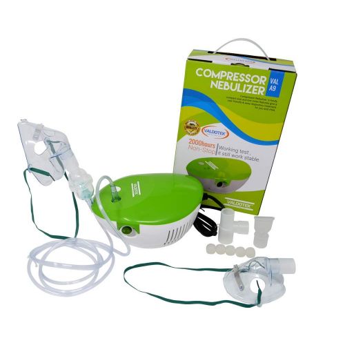  Valdotek Compressor Vaporizer System Personal Cool Mist Inhaler kit for Adults and Children with 2 Set Accessories Kit