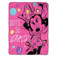 Disney Minnie Mouse, Dots So Crazy Micro Raschel Throw Blanket, 46 x 60