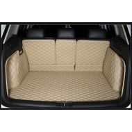 Worth-Mats 3D Full Coverage Waterproof Car Trunk Mat for Audi Q5 2010-2017(?Second Row Seats is Been Separated into 2 Parts)-Beige