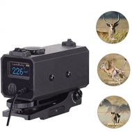 HRCHCG 700m Laser Rangefinder Distance Meter Hunting Shooting Bow Gun Tactical Rifle Scope Accessory Archery Universal with Rail Mount