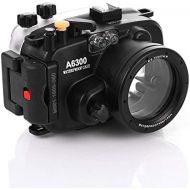 MEIKON Meikon 40m Underwater Waterproof Housing Case for Sony A6300 Camera 16-50mm Lens Camera