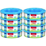 Playtex Diaper Genie Refill Bags, Ideal for Diaper Genie Diaper Pails, Registry Gift Set, Pack of 8, 2160 Count