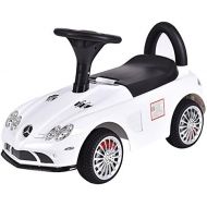 Costzon Kids Ride On Car Licensed Mercedes Benz Maclaren 722s Push Sports Car (White)