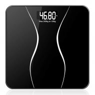 ZHPRZD High-Precision Digital Weight Scale Bathroom Scales with Stepping Technology, 180kg / 400lb, Backlit Display Electronic Scale (Color : Black)