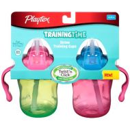 Playtex Training Time Straw Cups, 6 Ounce, 2 Count (Colors may vary) (Discontinued by Manufacturer)