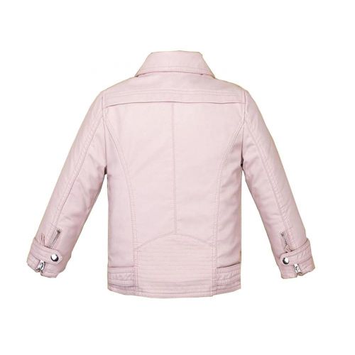  Stesti Winter Jacket for Girls Leather Jacket Fleece Winter Coat for Baby Girl