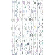 ShopWildThings Beaded Curtain Bubbles Crystal Iridescent Acrylic