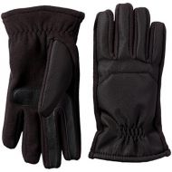 ISOTONER Isotoner Mens Matrix Nylon smarTouch Gloves with Gather