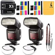 Godox GODOX TT685F HSS 2.4G TTL GN60 2X Camera Flash High-Speed Sync External Compatible Fujifilm Camera X-Pro2 X-T20 X-T1 X-T2 X-Pro1 X100F,GODOX X1T-F Flash Trigger Compatible Fuji DSL
