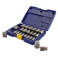 Irwin Tools Hanson 53227 Hex Head Multi-Spline Screw Extractor Set, 25 Piece