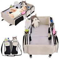 Heavens Tvcz 3-in-1 Travel Portable Infant Baby Diaper Tote Bag Bed Travel Bassinet Nappy Changing...