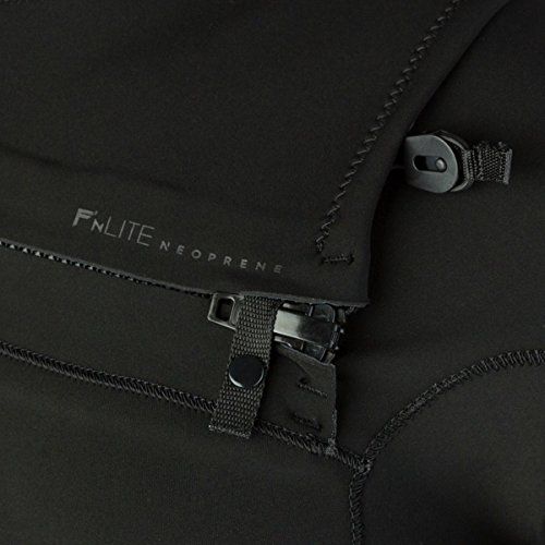 퀵실버 Quiksilver 543mm Syncro Series Chest Zip GBS Hooded Mens Full Wetsuits - BlackJet BlackX-Large Short
