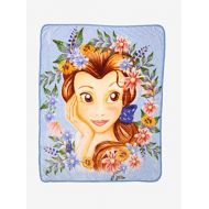 Hot Topic Disney Beauty and The Beast Belle Floral Throw Blanket
