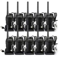 Retevis RT27V MURS Two Way radios 5 Channel VHF DCS Encryption License-Free Walkie Talkies with Covert Air Acoustic Earpiece(Black,10 Pack)