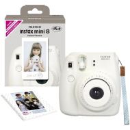 Fujifilm Fuji Instax Mini 8 N White + Original Strap Set Instax Mini 8N Instant