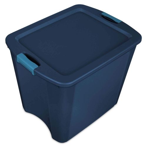  MRT SUPPLY 26 Gallon Latch and Carry Storage Tote, True Blue (16 Pack) with Ebook: Office Products
