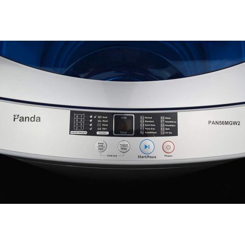  Panda PAN56MGW2 Compact Portable Washing Machine, 1.6cu.ft11lbs Capacity