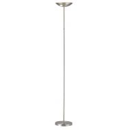Adesso 5135-22LED Torchiere LED, Satin Steel, Smart Outlet Compatible, 71, Mars