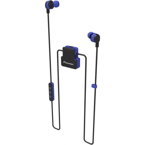 파이오니아 Pioneer Active in-Ear Wireless Headphones with Integrate Clip, Blue SE-CL5BT(L)