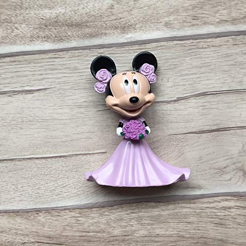  ATII Mickey Mouse Collectible Set Toy Figures | for Cake Topper Cake Decoration | As Model to Decorate The Car House or Desk (6PCS)