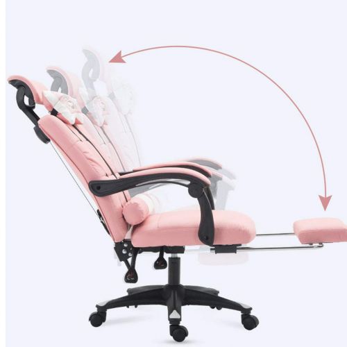  Desk Chairs Home Office Chair Study Computer Chair Student Chair Conference Chair Rotating Lift Gaming Chair Pink Chair Chair for Girls