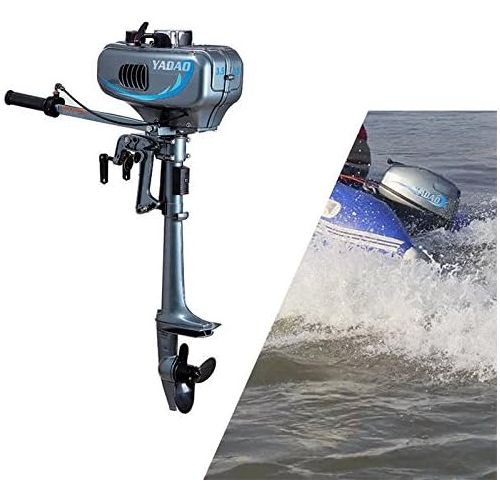  KANING Outboard Motor, 2 Stroke 3.5HP Outboard Motor Boat Engine with CDI Water Cooling System 2.5KW USA Stock
