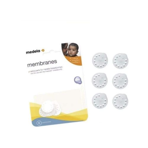 메델라 Medela Spare Membranes, Breast Pump Replacement Parts, Made Without BPA, Authentic Medela Spart Parts (Pack of 6)