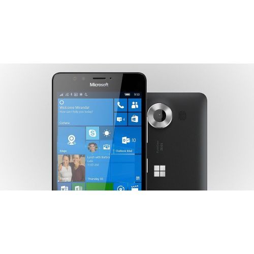  Nokia Microsoft Lumia 950 32GB Dual Sim NAM RM-1118 GSM Factory Unlocked - US Warranty (Black)