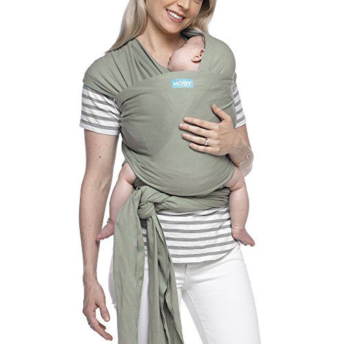  [아마존베스트]Moby Classic Baby Wrap (Pear) - Baby Wearing Wrap for Parents On The Go - Baby Wrap Carrier for Newborns, Infants, and Toddlers-Baby Carrying Wrap for Babywearing